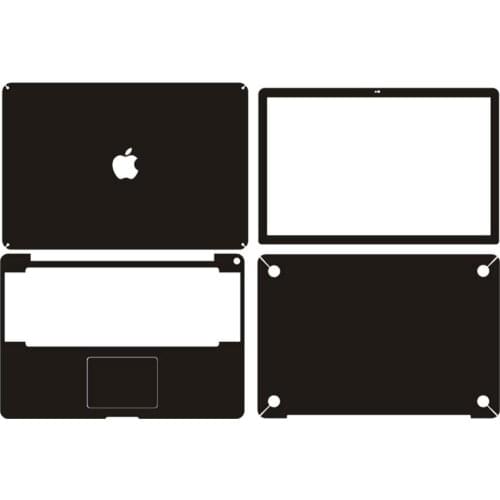 Laptop Carbon Skin Sticker Cover For Apple Macbook pro MD104 MD318 MD322 MB470 MC118 MB985 MB986 MB471 MC024 MA896 MC371 15.4"