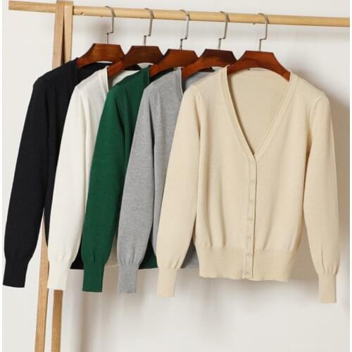 Plus Size Ladies Snap Button Cardigan with Ribbed Detail Neck Long Sleeve Autumn Cardigans Coat Tops Black White Female Outfits