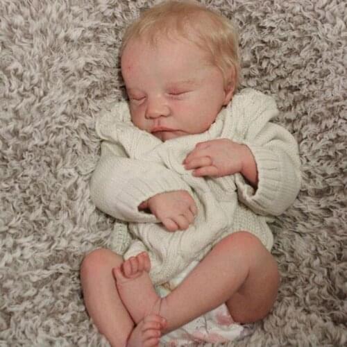Maywaysky 20" Levi Silicone Unpainted Reborn Kit Sleeping Baby Doll For Girl