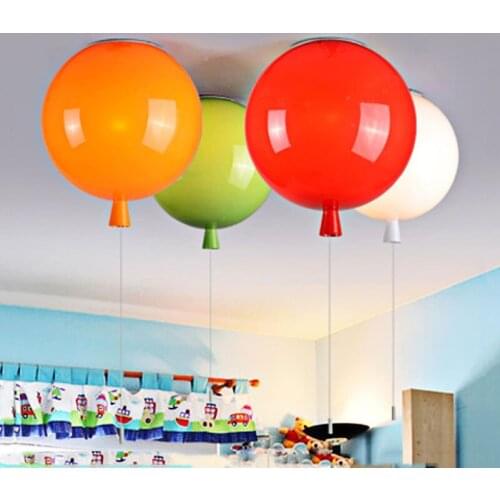 Fashion Balloon Lamps Ceiling Lights Colorful Baby Child Room Lamp Dining Room Bedroom Bedside Aisle Balcony Light Lamparas