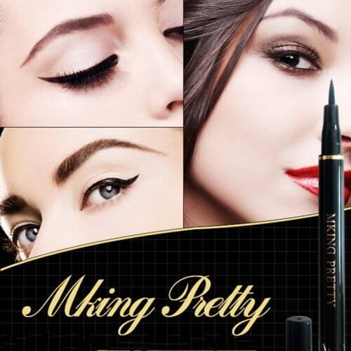 New Hot Black Brown Fine Long Lasting Liquid Eyeliner Water Pen Waterproof Quick-drying Women Makeup Tools