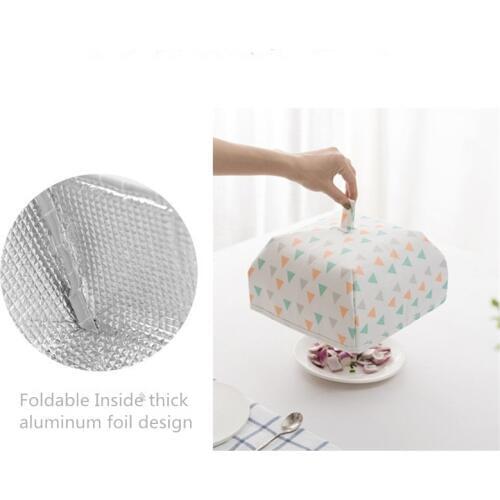 New Food Covers Umbrella Anti Fly Mosquito Aluminum Foil Food Meal Cover Table Insulation Food Cover Tools Kitchen Accessories