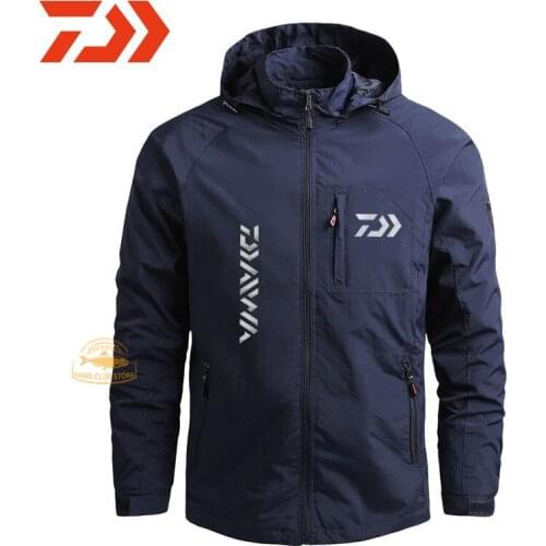 DAIWA Fishing Clothing Autumn Outdoor Sport Fishing Jacket Mens Leisure Cycling Windproof Jacket Casual Fishing Clothing