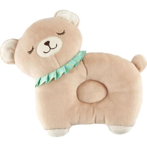 Baby Pillow Cartoon Cotton Animal Breathable Bite Washable Toddler Sleeping Positioner Anti Eccentric Headrest Shaped Pillows