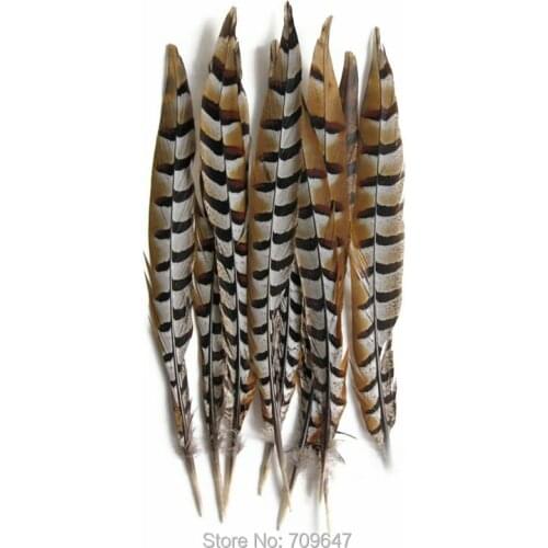 Pheasant Tail Feathers, 50Pieces-14-16" 35-40CM NATURAL Reeves Venery Pheasant Tail Feathers,plume decoration,plumes