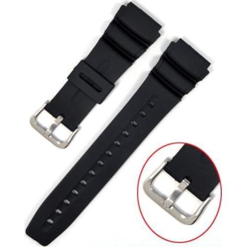 For casio Watches Watchband Silicone Rubber Bands Replace Electronic Wristwatch Band Sports Watch Straps 18mm 20mm 22mm