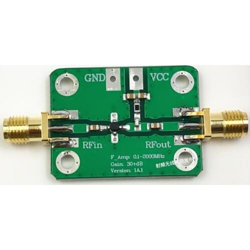 Radio Frequency Broadband Amplifier Low Noise Amplifier LNA (0.1-2000MHz Gain 32dB)