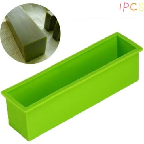 Silicone Soap Mold Rectangular Flexible Mould for DIY Handmade Tool