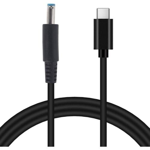 USB Type C PD Charger Laptop Power Adapter Converter to 4.5x3.0 DC Jack Plug Charging Cable Cord 65W 20V 3A for HP 1.5m