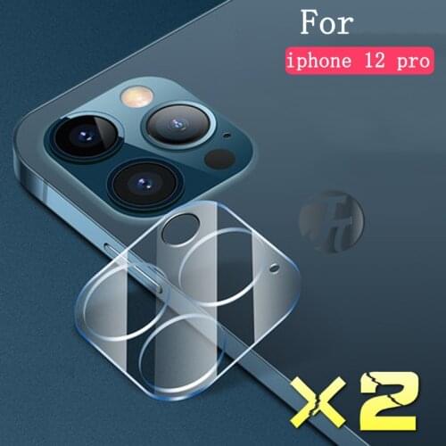 2Pcs Camera Tempered Glass For iPhone 12 Pro 12 Lens Screen Protector On The For iPhone 12 Pro Max 12 Mini Protective Film