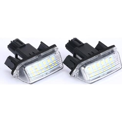 10Sets 12V White 6000K LED Number License Plate Lights For Toyota Yaris/Vitz Camry Corolla Prius C Ractis Verso S Tail Bulb Lamp