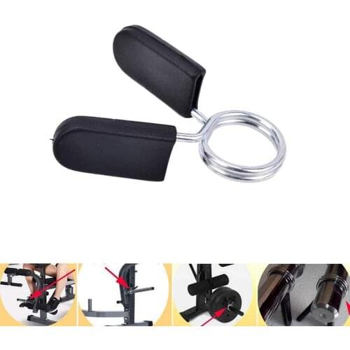 2PCS Dumbbell Clip Weightlifting Gym Weight Lifting Supplies Olympic Barbell Spinlock Standard Locking Clip Barbell Clip