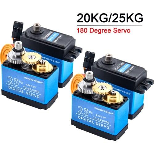 20kg TD8120MG / 25kg TD8325MG High Torque Coreless Motor Servo Waterproof Digital 180 Degree Servo control by Remote control