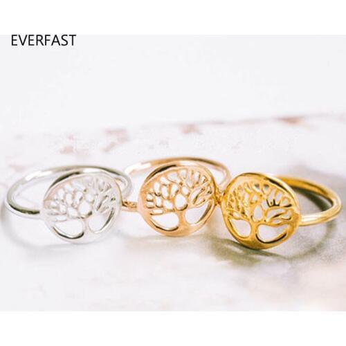 3pc/Set Cute Life Tree Ring Fashion Big GEM-Tree Rings Women Girls Jewelry Accessories Party Gift Anillos Mujer Free Shipping