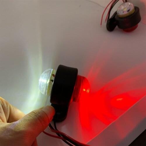 40GF Car Trailer Lorry 12V LED Side Marker Light Indicator Lamp Side Marked Lamp RV Clearance Indicator