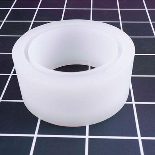 58mm/60mm/62mm UV Crystal Epoxy Silicone Mold Super Wide Bracelet DIY Handmade Jewelry Resin Model Molds