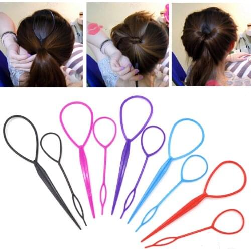DIY Hair Hairstyle Accessories for Women Female Sponge Foam Braid Maker Magic Clip Curler Twist Tool Styling Tools Twist Tool