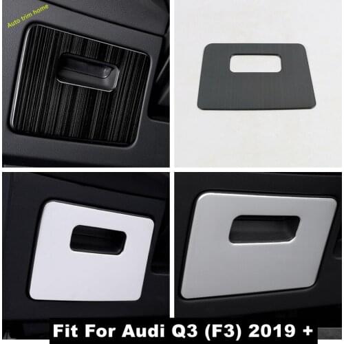 Car Accessories Main Driver Glove Storage Box Switch Door Handle Sequins Decoration Panel Fit For Audi Q3 2019 2020 2021