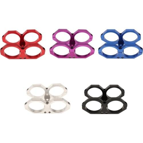 Car Truck Automotive Fuel Pump Mounting Bracket Kit Clamp Dual Holder Parts