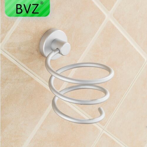 BVZ Wall-mounted Hair Dryer High Quality bathroom Shelf Storage Hairdryer holder Hair salon toilet shelves Bathroom accessories