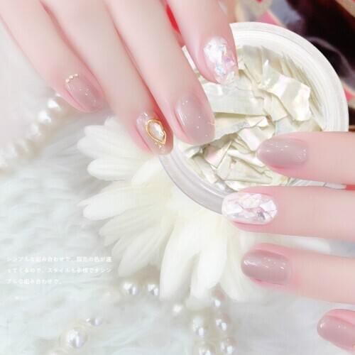 Nail Art Ultra-thin Natural Shell Piece White Large Irregular Abalone Piece Jewelry Korean Nail Fritillary Sequins