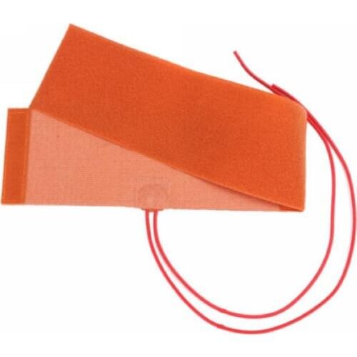 JX-LCLYL 12V 240W 100mm x 300mm Element Silicone Nitrous Bottle Heater Flexible Heating Pad Mat