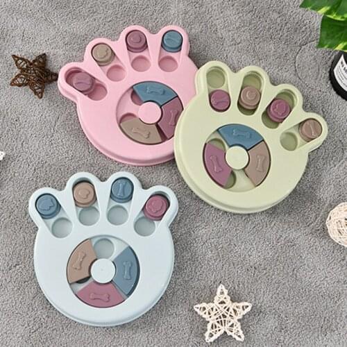 Pets Feeder Dog Bowl Slow Eating Interactive IQ Training Dog Cat Dishes Tray Home Food water Bowl Pet Accessories for Small Dogs