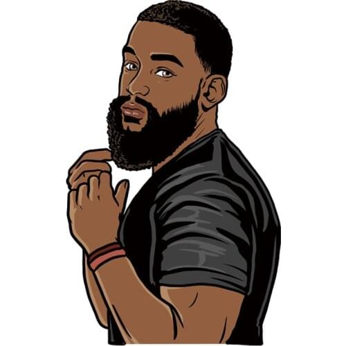 Cool Men Patches For Clothes Iron On Heat Transfer DIY Applique T-Shirt Jacket Patches Thermal Sticker Diy Washable Appliques