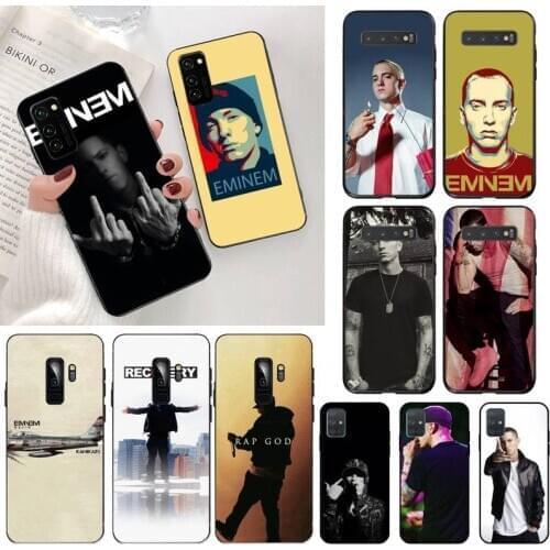Q12 Eminem Bling Cute Phone Case for Samsung S20 plus Ultra S6 S7 edge S8 S9 plus S10 5G lite 2020