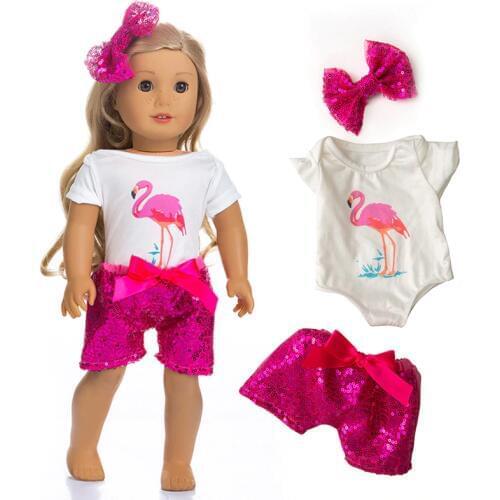 New Summer wear Fit for American Girl Doll Clothes 18-inch Doll , Christmas Girl Gift(only sell clothes)