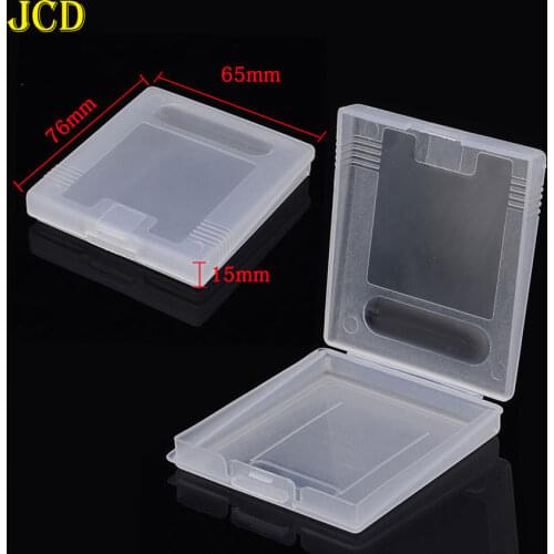 JCD 10~100pcs Game Cartridge Plastic Cases Game Cards Storage Box For Nintend GameBoy Pocket GBC GBP Protector Holder Cover Shel