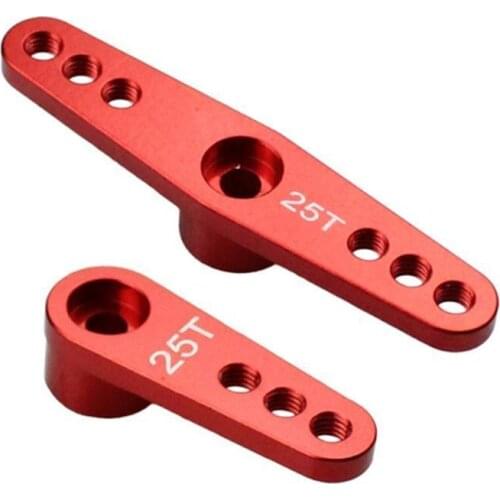25T Aluminum RC Servo Arm Horn Dual Servo Arm Horn For Futaba Savox Xcore HL HSP HD Power RC Parts Tools
