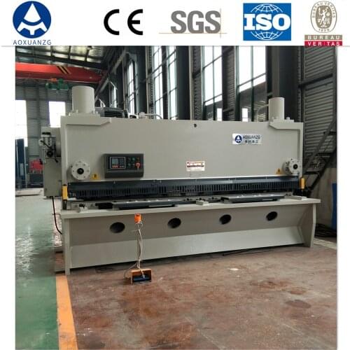 CNC Metal Sheet Cutting Machine / Guillotine Shearing Machine For Plate Cutting