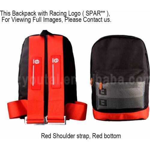 JDM Style Racing Fabric Straps Style Car Canvas School Backpack Bride Bag Modified car culture For TAKATA Backpack
