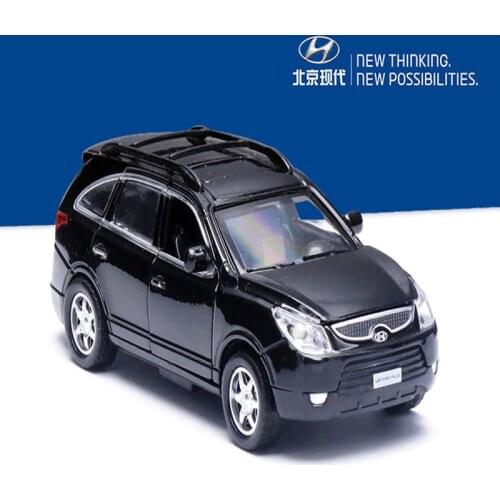 1:34 Alloy Toy Car Hyundai-Veracruz Metal Diecasting Model Sound And Light Pull Back Toy Car Collection Car Toys For Boys