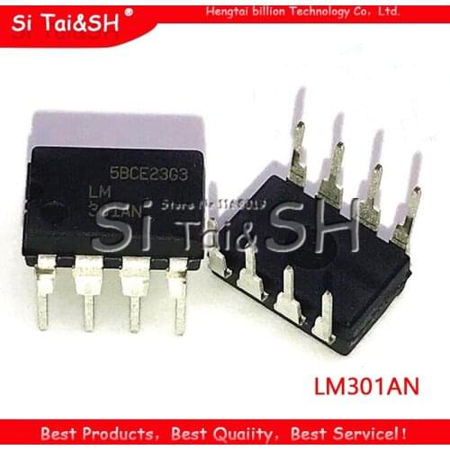 10PCS LM301AN DIP8 LM301 DIP LM301A DIP-8 LM301P 301AN LM301N