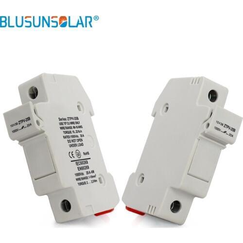 50 pieces/lot pv Fuse Holders for pv fuse fusible 1000V DC waterproof with high qulity BX0236