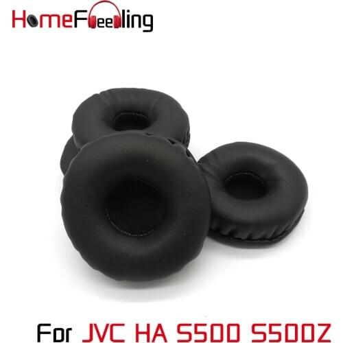 Homefeeling Ear Pads for JVC HA S500 S500Z Headphones Super Soft Velour Sheepskin Leather Ear Cushions Replacement