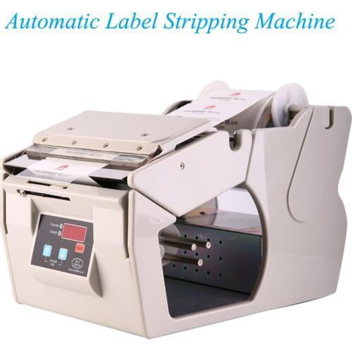 Automatic Label Stripping Machine 110V/220V Automatic Label Dispenser Device Sticker Separating Machine FA-130