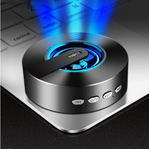 Wireless Bluetooth Speaker Loud Mobile Phone Mini Portable Outdoor Small Steel Gun Home Audio Car Overweight Subwoofer Wechat