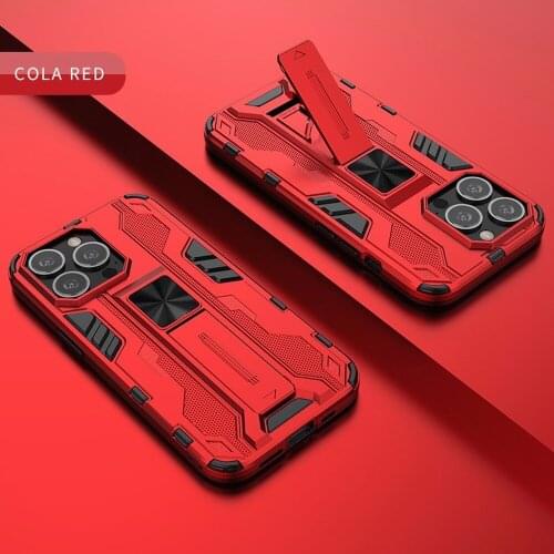Armor Case for Iphone 13 Pro Max Phone Case for Iphone 11 12 Pro Max 13 Mini X XS Max Magnetic Car Holder Kickstand Case Fundas