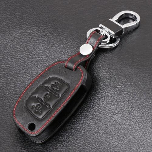 VCiiC Key Case car Wallet Key cover Shell keychain Auto key smart PU accessories products styling For Hyundai Creta ix25 2015-17