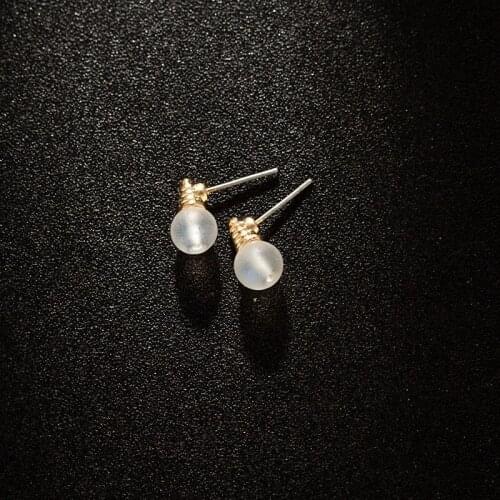 Personality Funny Nightclub Bundi Colorful Light Bulb Earrings wholesale