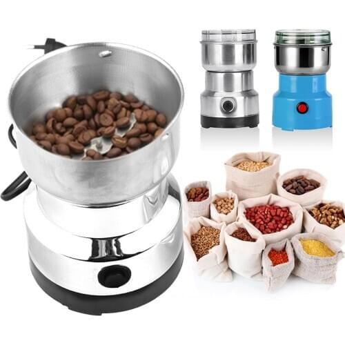 Electric Coffee Grinder Kitchen Cereals Nuts Beans Spices Grains Grinding Machine Multifunctional Home Coffe Grinder Machine