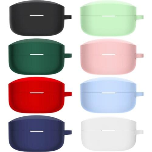 Soft Silicone Cover Dust-resistant Shell Compatible with Sony WF-1000XM4 Earbuds Charging Case Protective Case