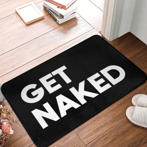 Get Naked Doormat Carpet Mat Rug Polyester Anti-slip Floor Decor Bath Bathroom Kitchen Living Room Balcony Hallway Bedroom 40*60
