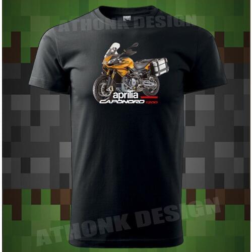 "New Italy Classic Motorcycle Motorrad Caponord 1200 MenS New High Quality 2019 Short Sleeves Cotton Funny Tee Shirt