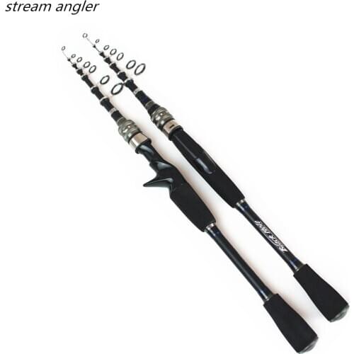 Ml lure fishing rod portable stream fishing telescopic pole carbon fiber telescopic fishing rod free shipping