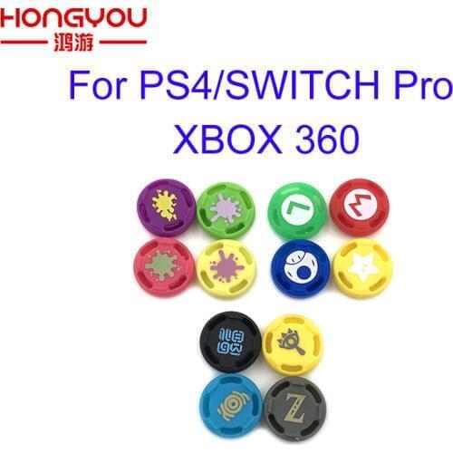 For Ps4 For xbox 360 Silicone Analog Thumb Stick Caps for Nintend Switch NS PRO Controller Sticks Cap Skin Cover Joystick Grips