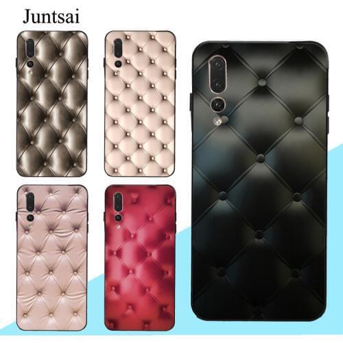 Quilted Texture Sofa Pattern Case For Huawei P20 P30 P40 Pro P10 Lite Mate 10 20 30 Lite P Smart 2019 Z